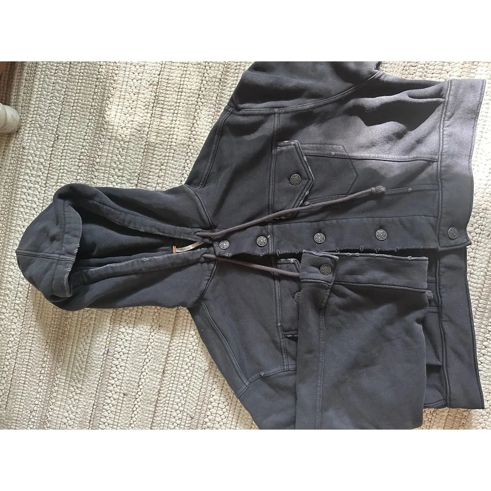 Free People cropped oversized sweater Jacket, XS